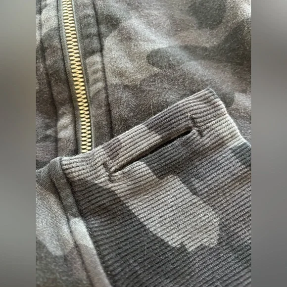 Lululemon Athletica Black Camo Zip Up Hoodie - Picture 3 of 10
